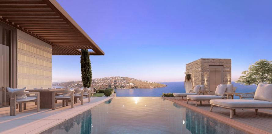 Villa  5+2  Bodrum, Muğla, Türkiye №189678