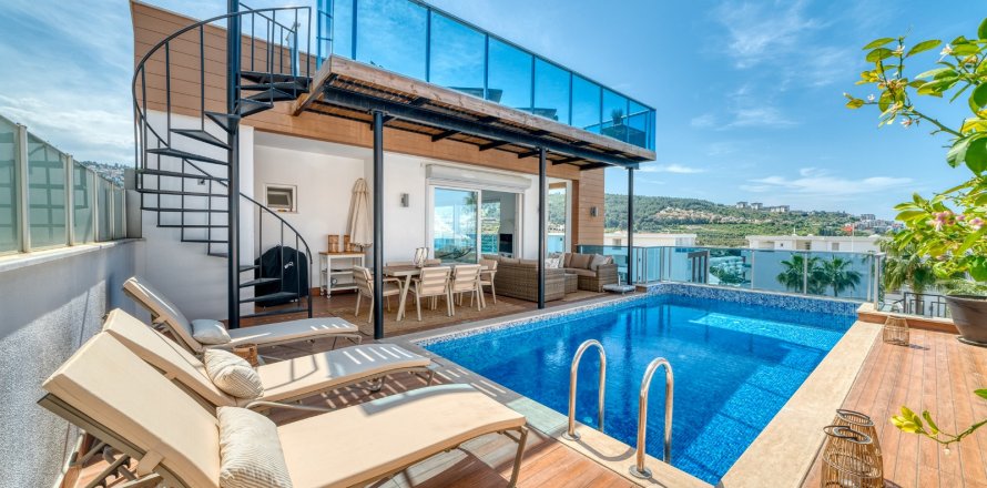 3+1 Villa in Kargicak, Alanya, Antalya, Türkei Nr. 165715
