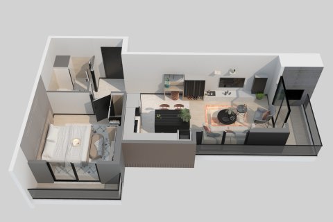 1+1 Lägenhet i Mersin, Turkiet Nr. 163305 - 8