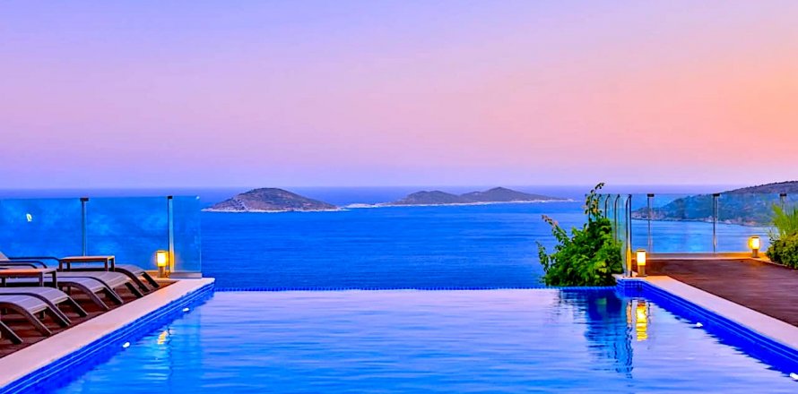 4+1 Villa  i Kalkan, Antalya, Turkiet Nr. 178233