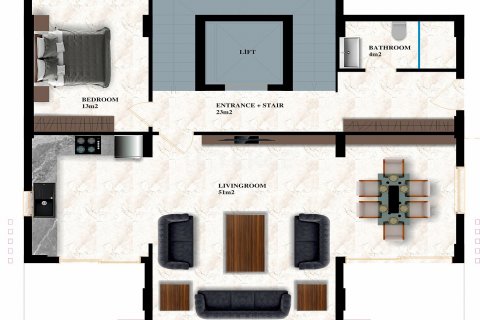 Продажа виллы в Аланье, Анталье, Турция 4+1, 339м2, №177017 – фото 26