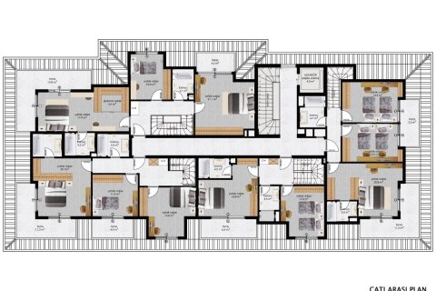 2+1 Lejlighed i Alanya, Antalya, Tyrkiet Nr. 62756 - 23