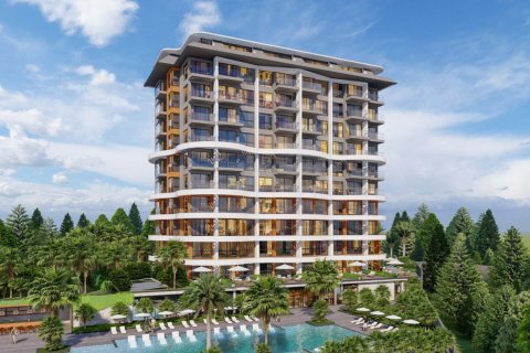 1+1 Lägenhet  i Alanya, Antalya, Turkiet Nr. 177121