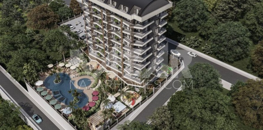 1+1 Leilighet i Alanya, Antalya, Tyrkia Nr. 189782