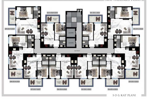 1+1 Leilighet i Mahmutlar, Antalya, Tyrkia Nr. 180034 - 9