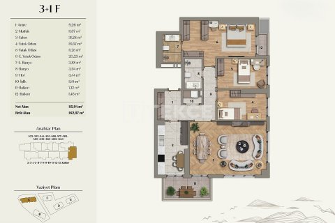 Apartment for sale  in Istanbul, Turkey, 2 bedrooms, 213m2, No. 191640 – photo 10