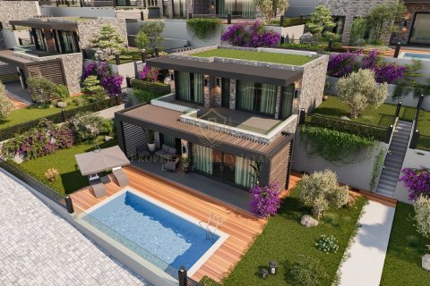3+1 Villa i Yalikavak, Mugla, Turkiet Nr. 176673 - 12