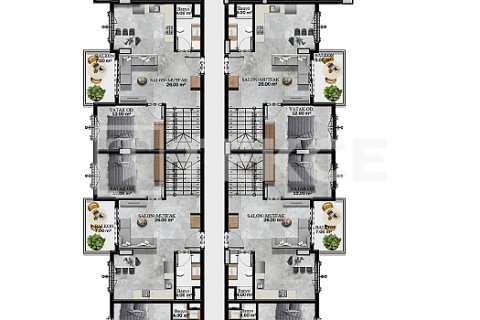 2+1 Wohnung in Alanya, Antalya, Türkei Nr. 170556 - 4