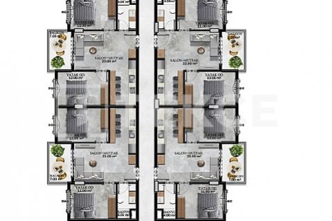 2+1 Wohnung in Alanya, Antalya, Türkei Nr. 170556 - 2