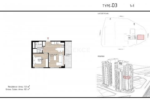 Apartment for sale  in Istanbul, Turkey, 1 bedroom, 70m2, No. 176518 – photo 18