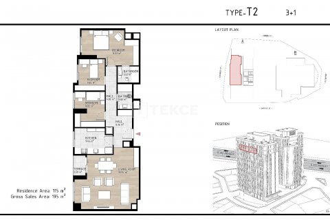 Apartment for sale  in Istanbul, Turkey, 1 bedroom, 70m2, No. 176518 – photo 26