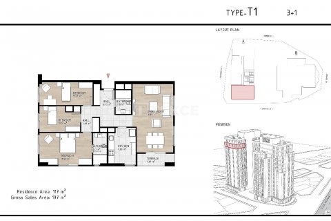 Apartment for sale  in Istanbul, Turkey, 1 bedroom, 70m2, No. 176518 – photo 25