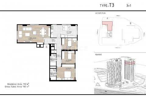 Apartment for sale  in Istanbul, Turkey, 1 bedroom, 70m2, No. 176518 – photo 27