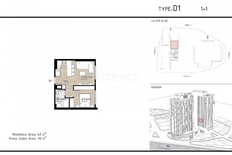 Apartment for sale  in Istanbul, Turkey, 1 bedroom, 70m2, No. 176518 – photo 16