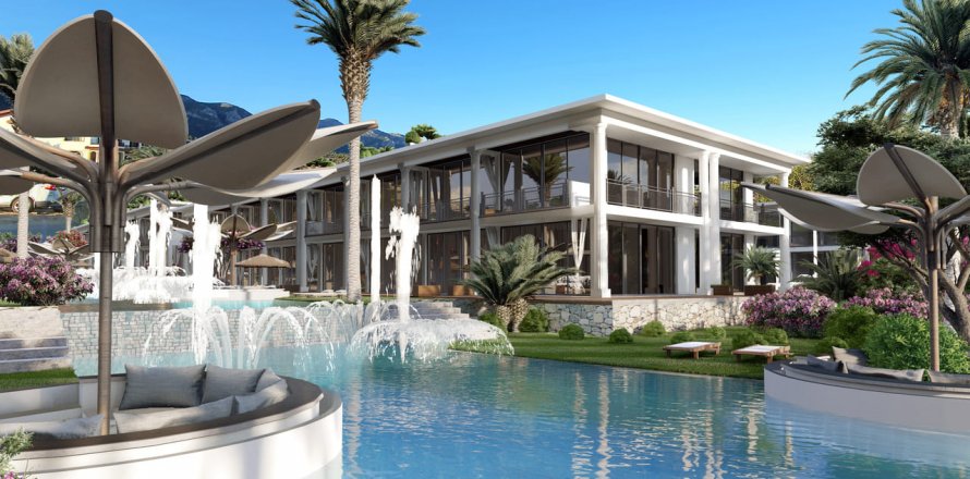 3+1 Villa in Aloha Beach Resort, Esentepe, Girne,  Nr. 161345