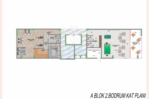 1+1 Leilighet  i Mahmutlar, Antalya, Tyrkia Nr. 179862 - 29