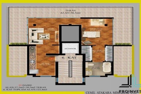 Apartment for sale  in Northern Cyprus, 87.8m2, No. 186321 – photo 20