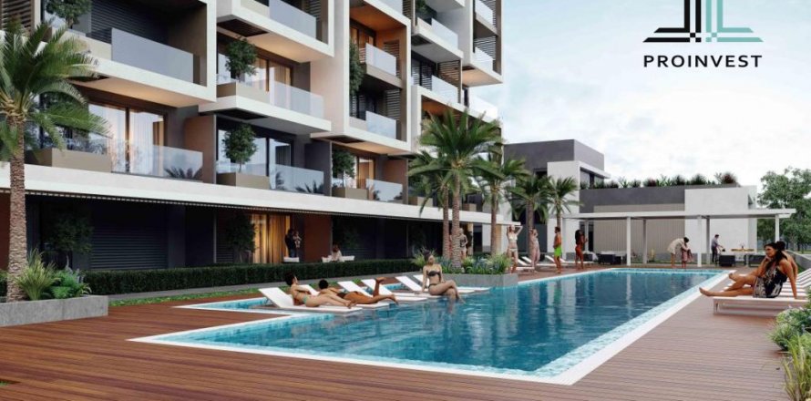 آپارتمان در  Antalya ، ترکیه 60 متر مربع.  شماره 186315