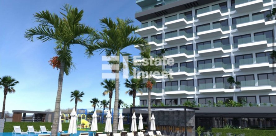1+1 Lejlighed  i Alanya, Antalya, Tyrkiet Nr. 175415