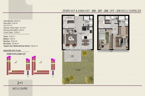 3+1 Lägenhet i Antalya, Turkiet Nr. 167393 - 13