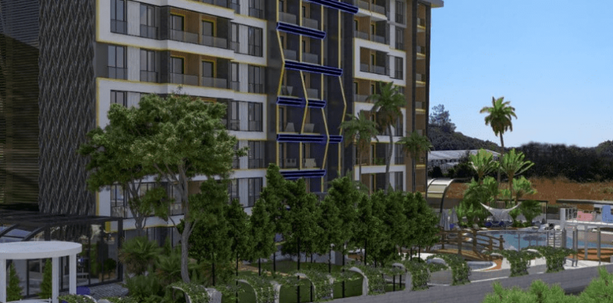 2+1 Lejlighed  i Alanya, Antalya, Tyrkiet Nr. 170169
