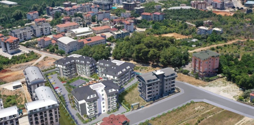 Квартира в Olive Resort 1+1, Аланья, Анталья, Турция №164826