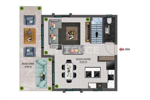 Продажа виллы в Аланье, Анталье, Турция 3+1, 221м2, №193054 – фото 2