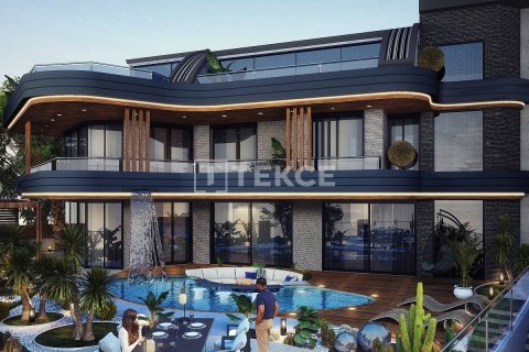5+1 Villa  i Alanya, Antalya, Tyrkiet Nr. 44374