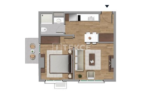 Apartment for sale  in Istanbul, Turkey, 1 bedroom, 51m2, No. 188074 – photo 12