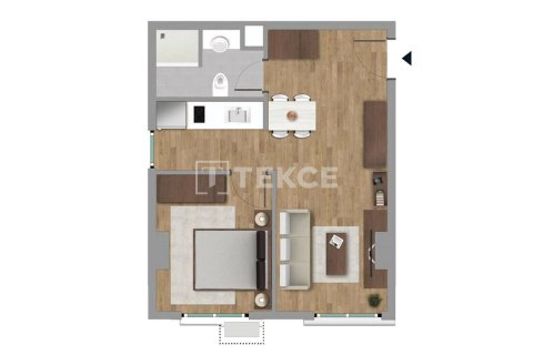 Apartment for sale  in Istanbul, Turkey, 1 bedroom, 51m2, No. 188074 – photo 13
