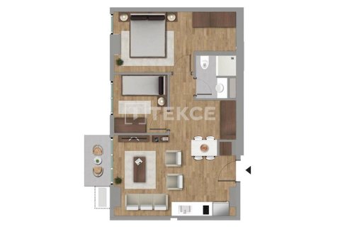 Apartment for sale  in Istanbul, Turkey, 1 bedroom, 51m2, No. 188074 – photo 17