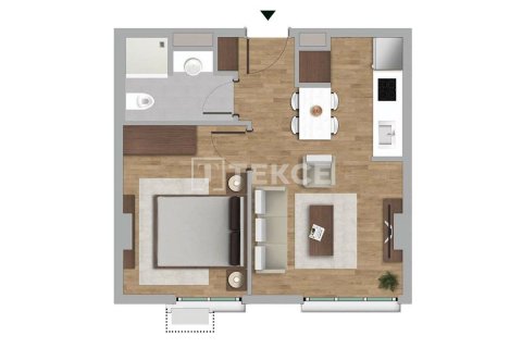 Apartment for sale  in Istanbul, Turkey, 1 bedroom, 51m2, No. 188074 – photo 16