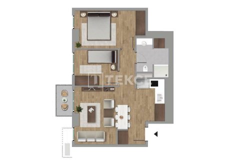 Apartment for sale  in Istanbul, Turkey, 1 bedroom, 51m2, No. 188074 – photo 20