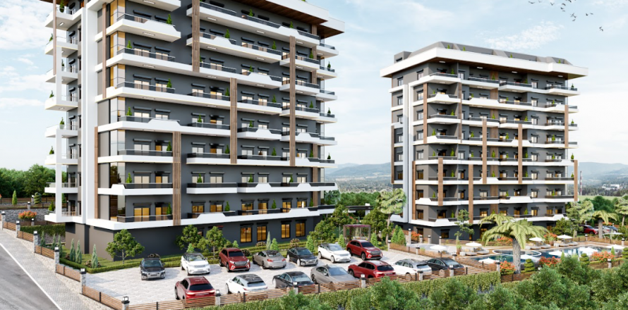 1+1 Lejlighed i Konakli, Antalya, Tyrkiet Nr. 179980