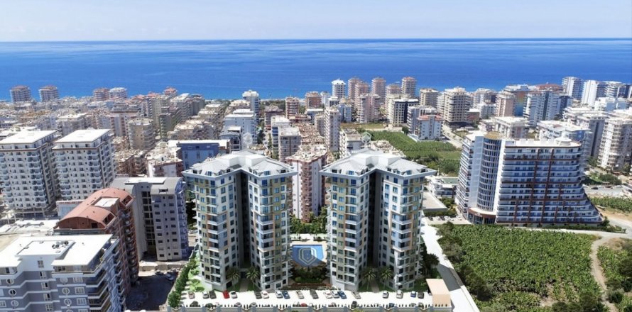 1+1 Lägenhet i Mahmutlar, Antalya, Turkiet Nr. 179934