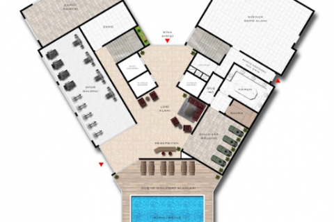 1+1 Lägenhet i Mahmutlar, Antalya, Turkiet Nr. 179934 - 29