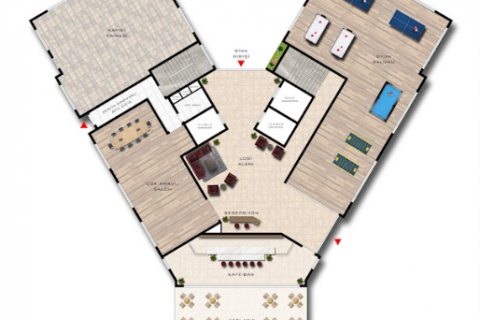 1+1 Lägenhet i Mahmutlar, Antalya, Turkiet Nr. 179934 - 28