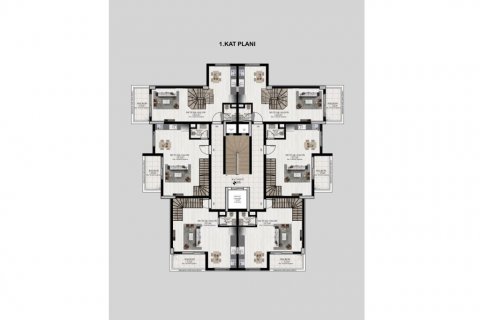 Leilighet i Alanya, Antalya, Tyrkia Nr. 163723 - 17