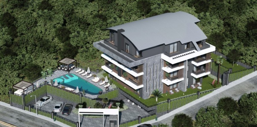 Leilighet i Alanya, Antalya, Tyrkia Nr. 163723