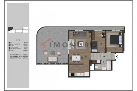 2+1 Leilighet  i Kâğıthane, Istanbul, Tyrkia Nr. 190218 - 23