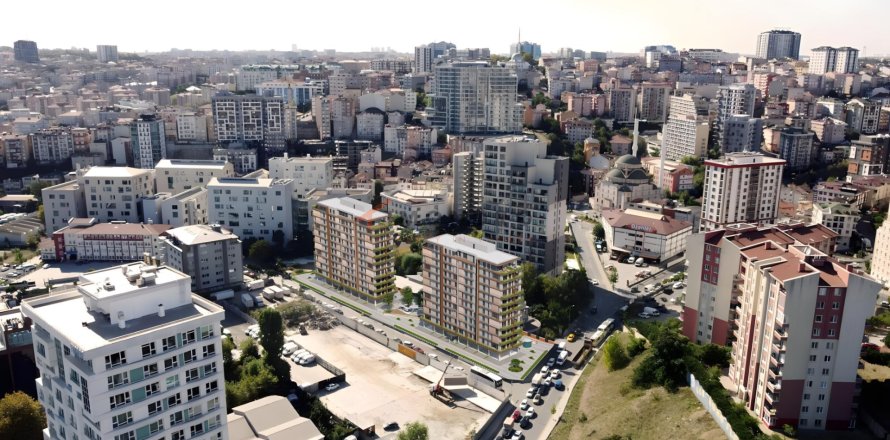 2+1 Leilighet  i Kâğıthane, Istanbul, Tyrkia Nr. 190218