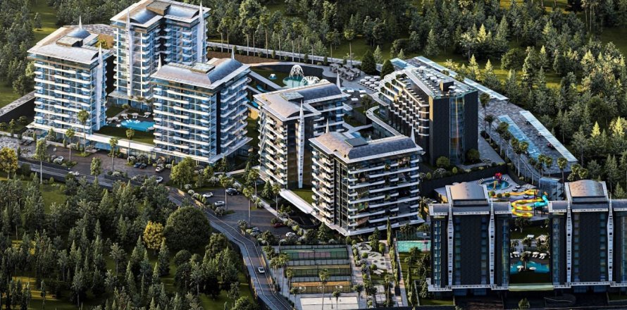 1+1 Apartment  in Avsallar, Antalya, Turkey No. 189026