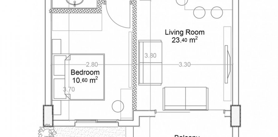 آپارتمان در در Yekta Green Life Gazipasa Residence Gazipasa ، ترکیه 1 خوابه ، 62.2 متر مربع. شماره 160824