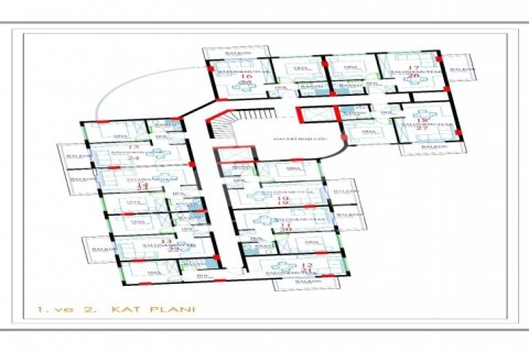 Apartment for sale in Alanya, Antalya, Turkey, 1 bedroom, 42m2, No. 189803 – photo 21