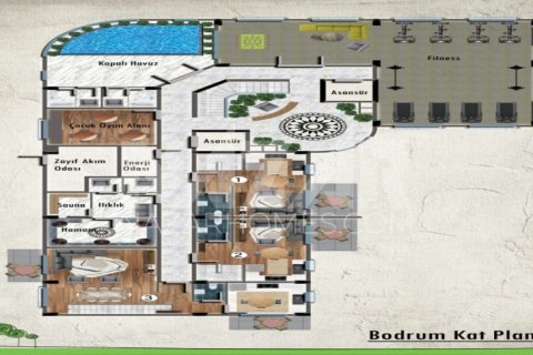 Apartment for sale in Alanya, Antalya, Turkey, 1 bedroom, 42m2, No. 189803 – photo 19