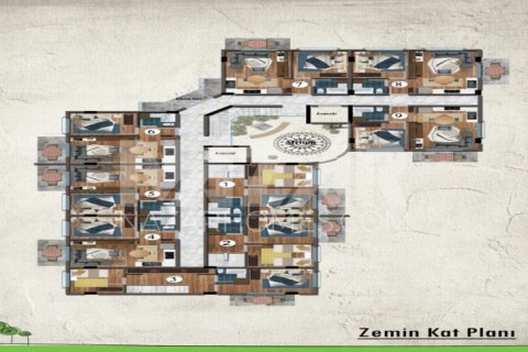 Apartment for sale in Alanya, Antalya, Turkey, 1 bedroom, 42m2, No. 189803 – photo 18