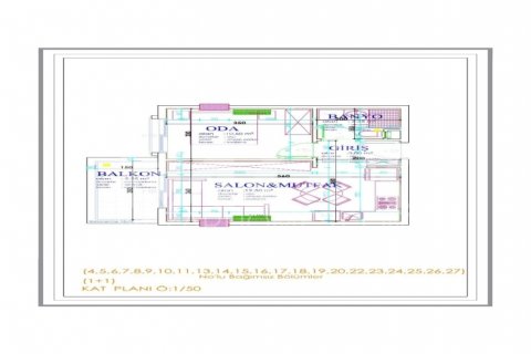 Apartment for sale in Alanya, Antalya, Turkey, 1 bedroom, 42m2, No. 189803 – photo 28