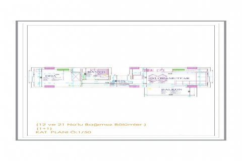 Apartment for sale in Alanya, Antalya, Turkey, 1 bedroom, 42m2, No. 189803 – photo 27