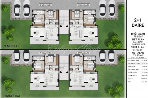Villa 2+1 Bodrum, Muğla, Türkiye №179119 - 12