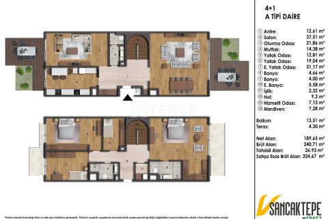 Daire 3+1 Sancaktepe, İstanbul, Türkiye №182143 - 15